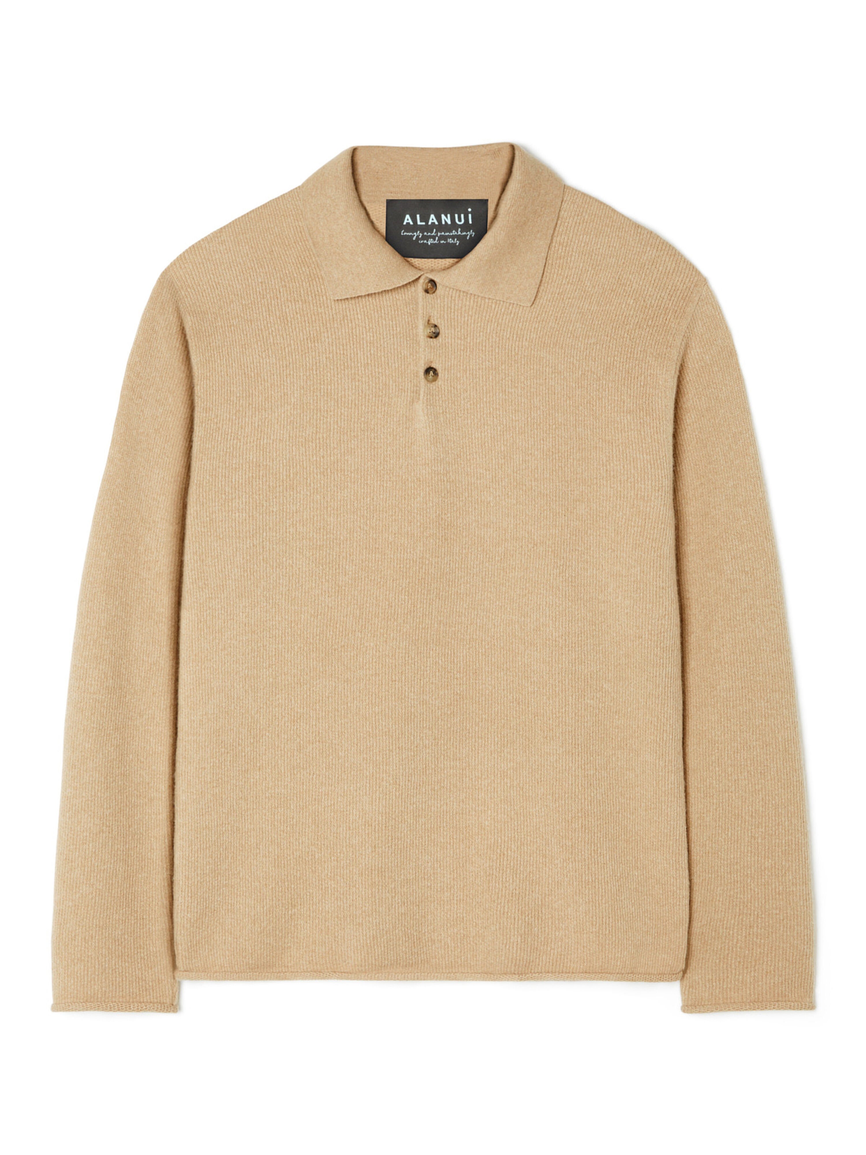 Alanui Alanui Finest Polo Sandstorm LMHV003R26KNI001 Alanui Alanui Finest Polo Sandstorm LMHV003R26KNI001