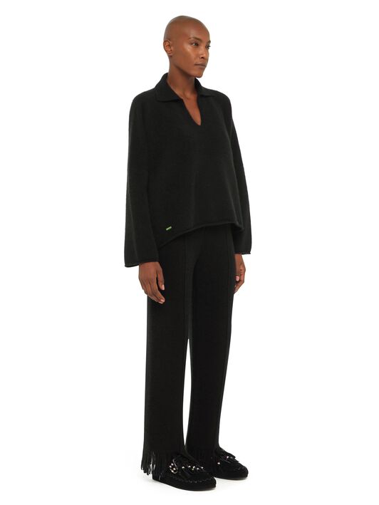Alanui Alanui Finest Polo Black LWHV002E24KNI001