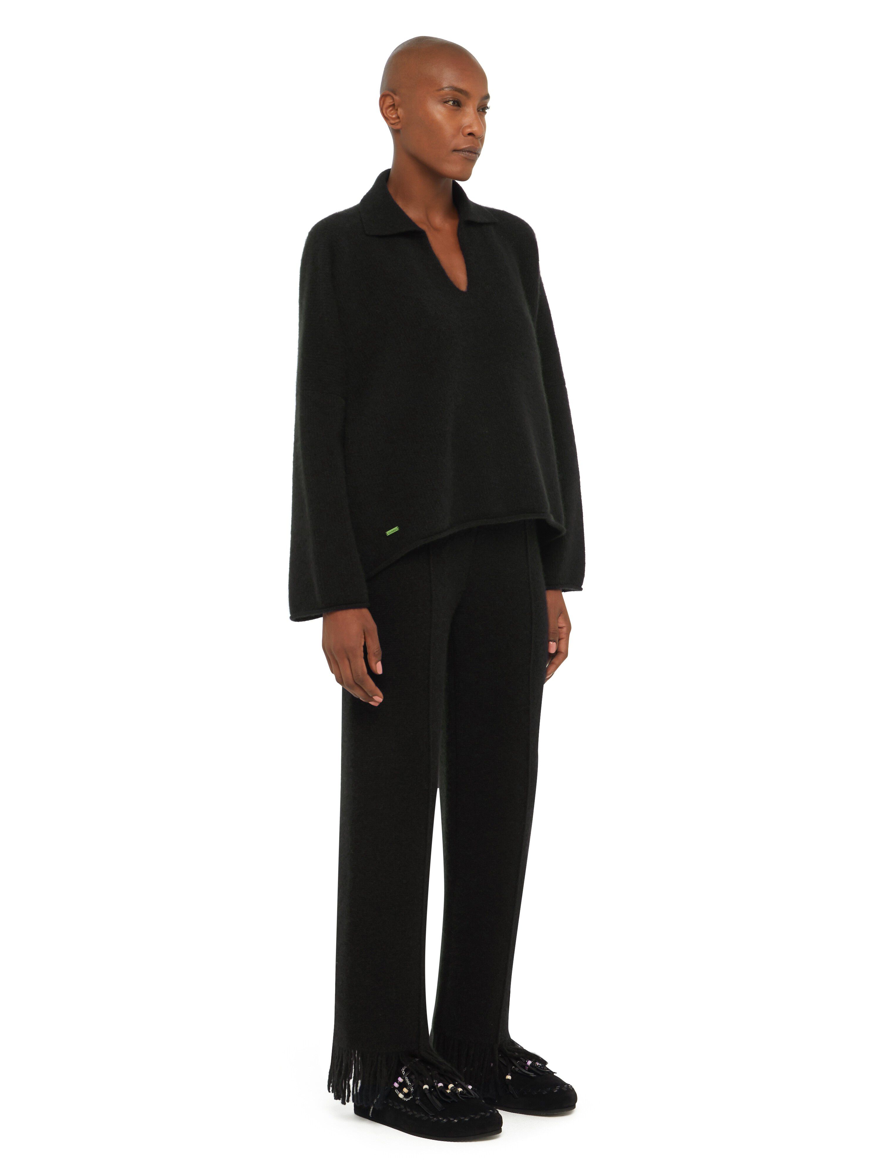 Alanui Alanui Finest Polo Black LWHV002E24KNI001