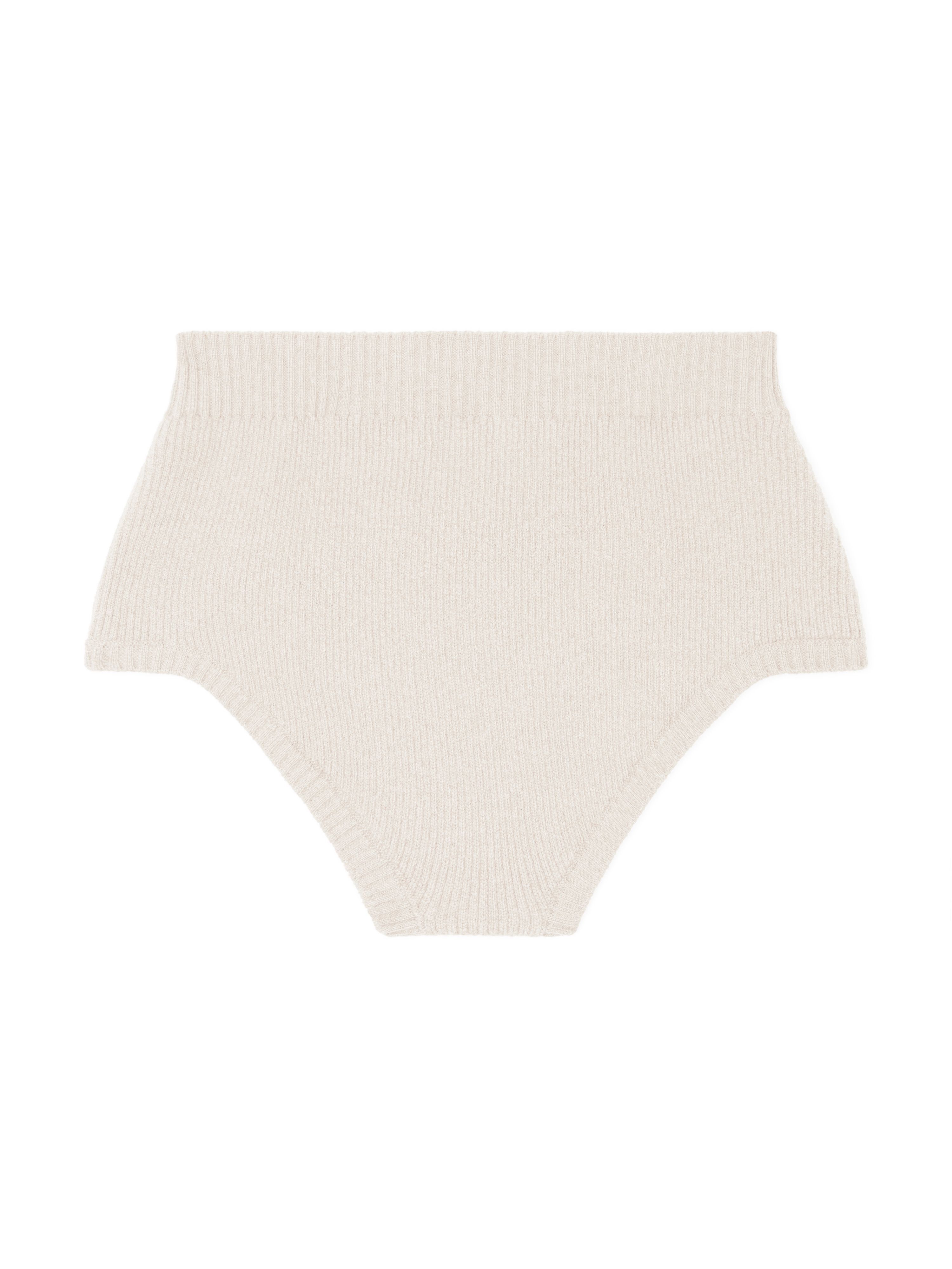 Alanui Cashmere Culotte White LWHM020E24KNI001