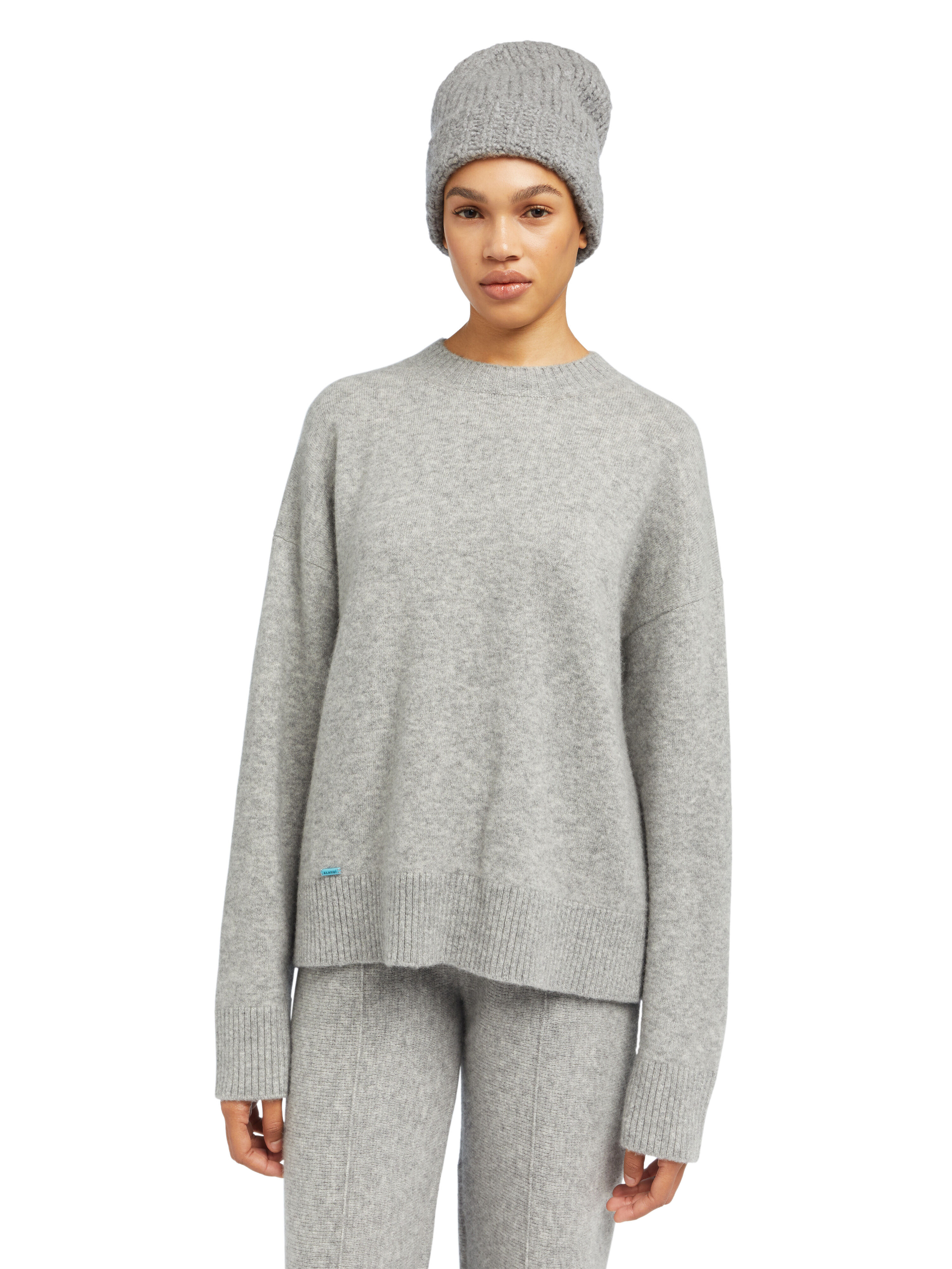 Alanui Alanui Finest Beanie Coco Grey LWLC010E25KNI001