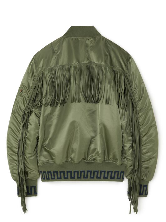 Alanui Alanui X Alpha Industries Bomber Sage LWEH001R25FAB001