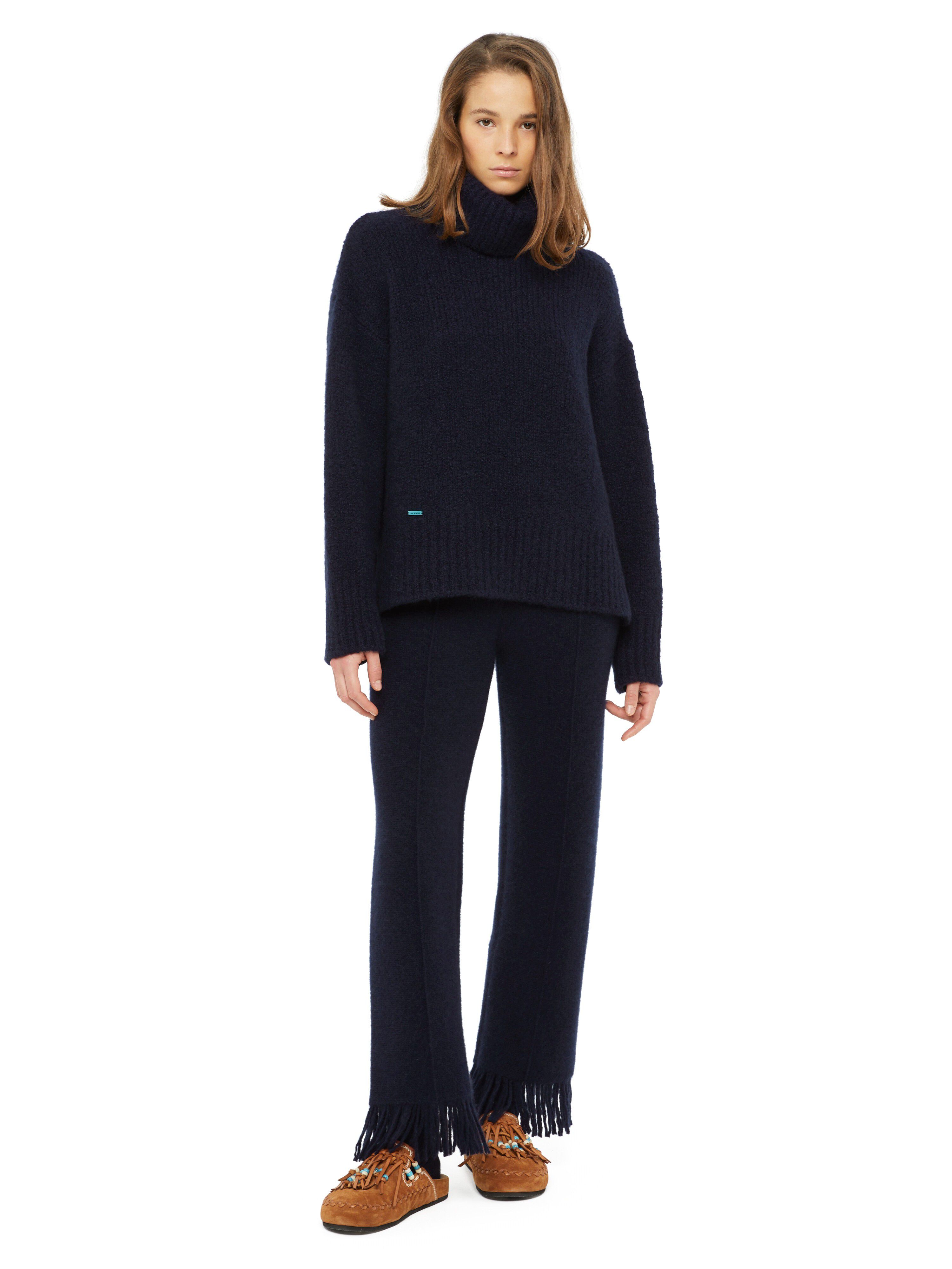 Alanui Alanui Finest Turtleneck Midnight Blue LWHF008E24KNI001