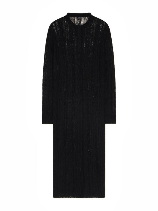 Alanui Desert Drift Cardigan Black LWHB085E25KNI001