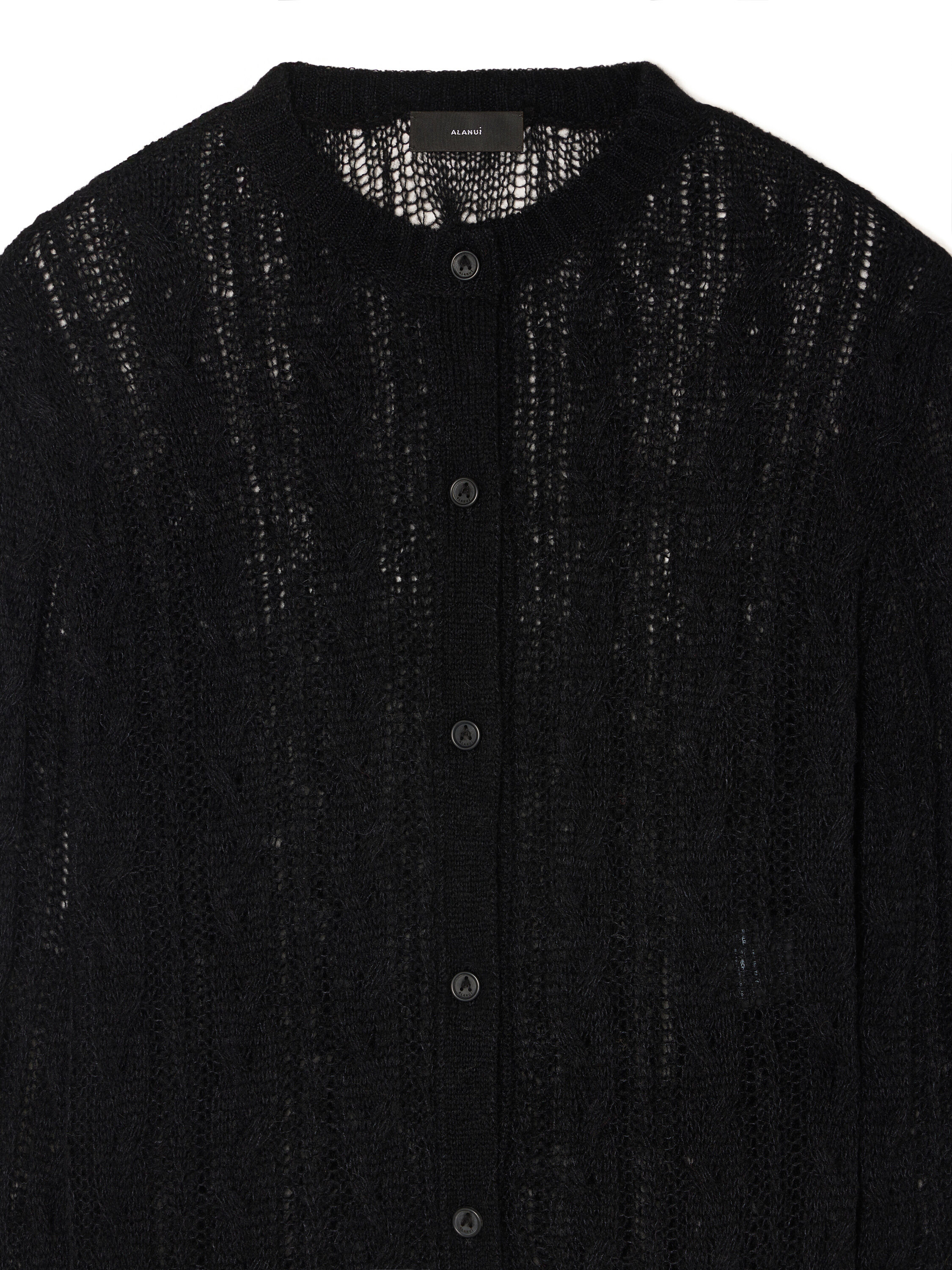 Alanui Desert Drift Cardigan Black LWHB085E25KNI001