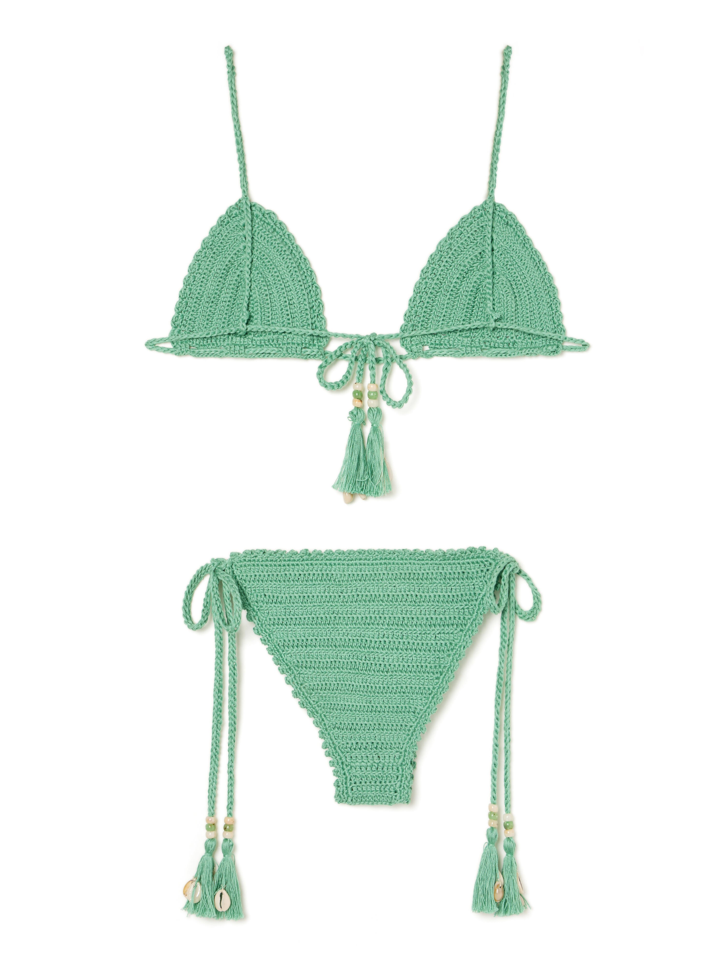 Alanui Sea Nomad Crochet Bikini Acquamarine LWFA007R26KNI001 Alanui Sea Nomad Crochet Bikini Acquamarine LWFA007R26KNI001