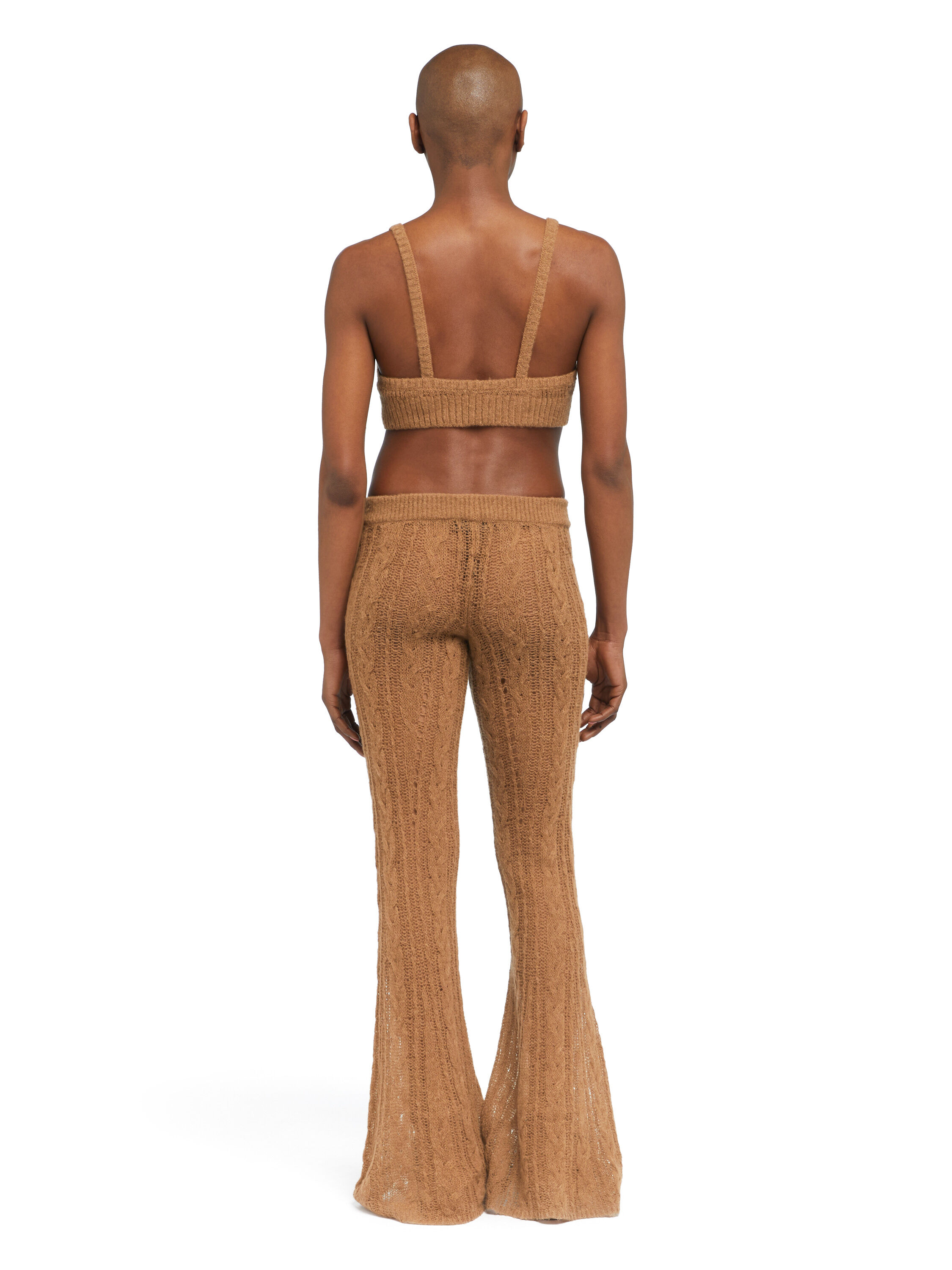 Alanui Desert Drift Pants Camel LWHG017E25KNI001