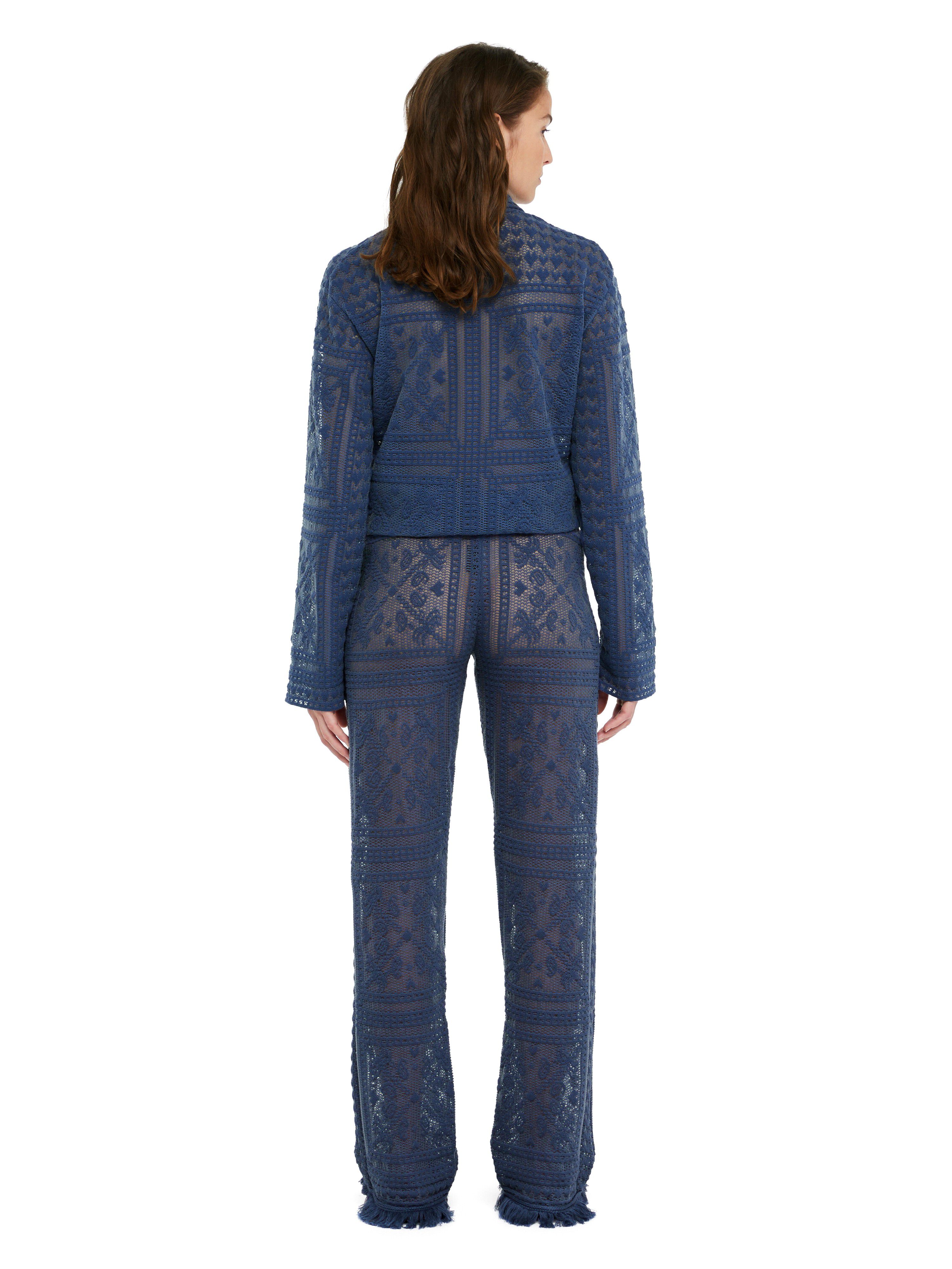 Alanui Kiss By The Book Pants Indigo LWHG015R25KNI002