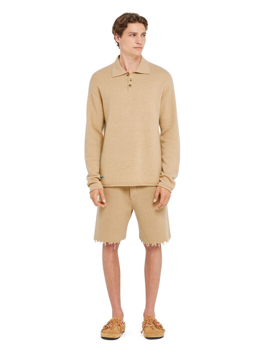 Alanui Alanui Finest Polo Sandstorm LMHV003R26KNI001 Alanui Alanui Finest Polo Sandstorm LMHV003R26KNI001