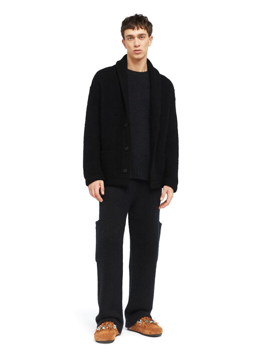Alanui Alanui Finest Cardigan Black LMHB037E25KNI001 Alanui Alanui Finest Cardigan Black LMHB037E25KNI001
