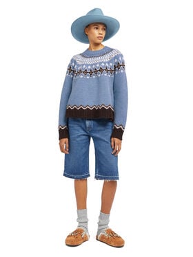 Alanui Sweet Winter Sweater Celestial-Multicolor LWHE061E25KNI001