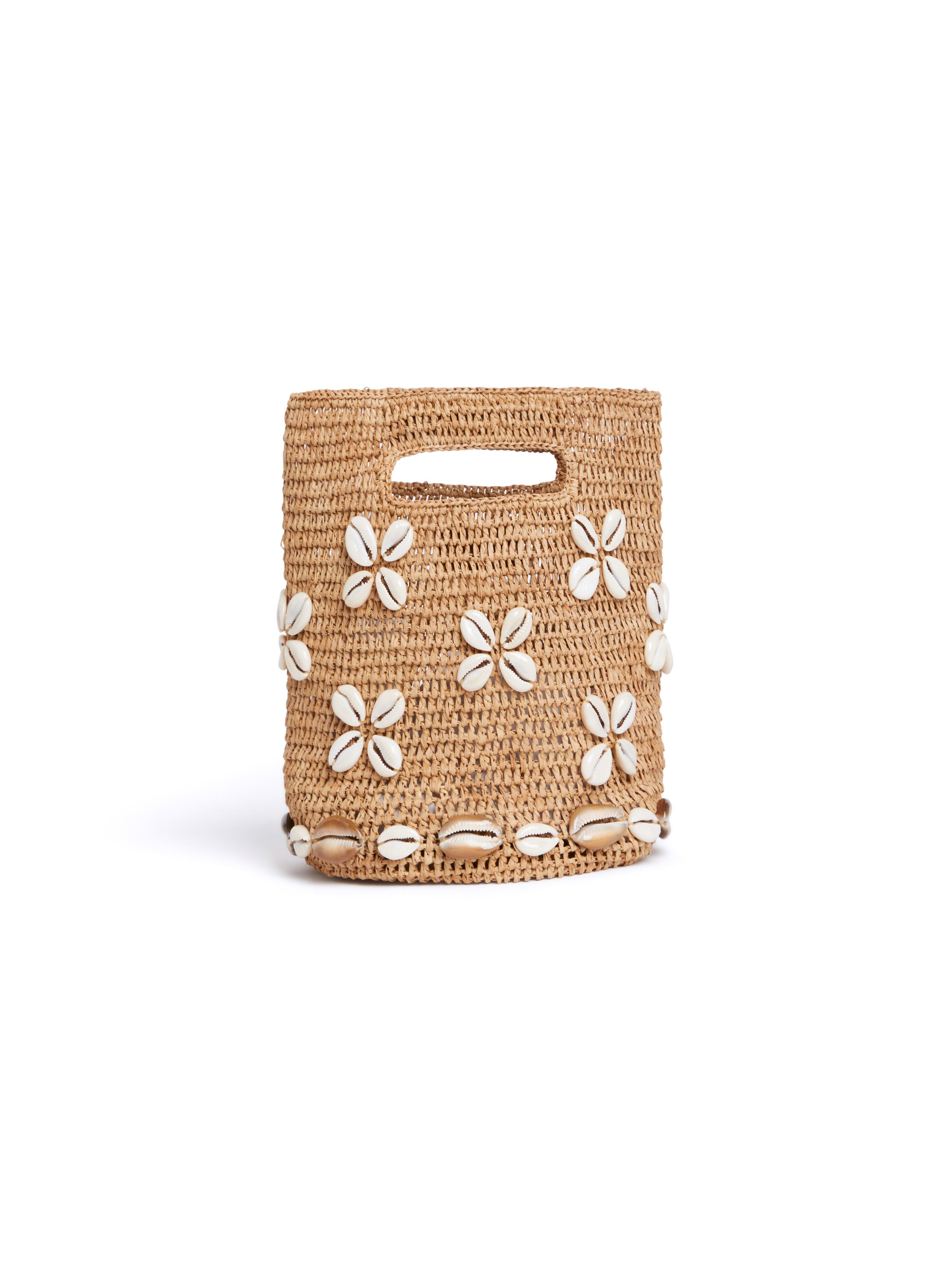 Alanui Ocean Dream Mini Bucket Bag Natural LWMY004R25MAT001