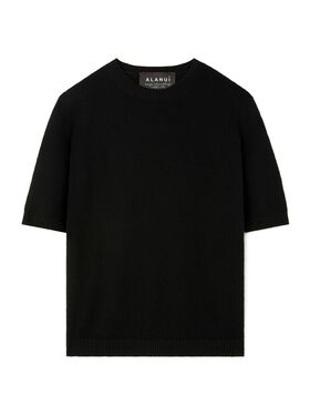 Alanui Alanui Finest T-Shirt Black-Terracotta LWHY001R25KNI001
