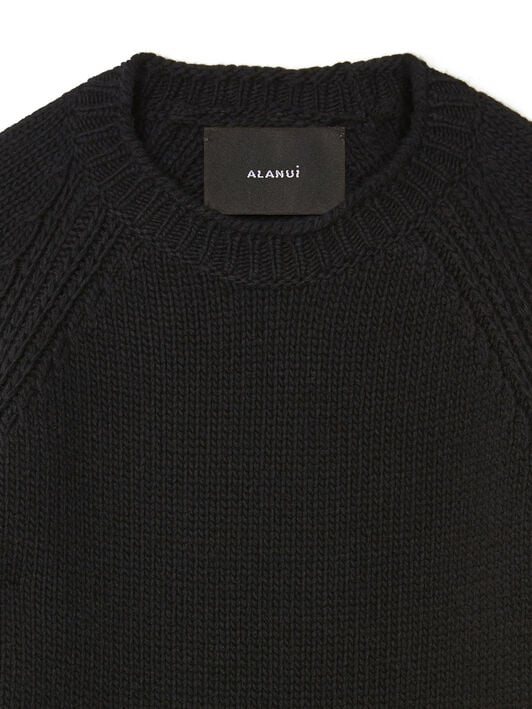 Alanui Alanui Finest Sweater Black LWHE076R26KNI001 Alanui Alanui Finest Sweater Black LWHE076R26KNI001
