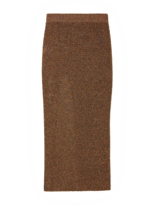 Alanui Shady Beach Skirt Pecan LWHL02CR25KNI001