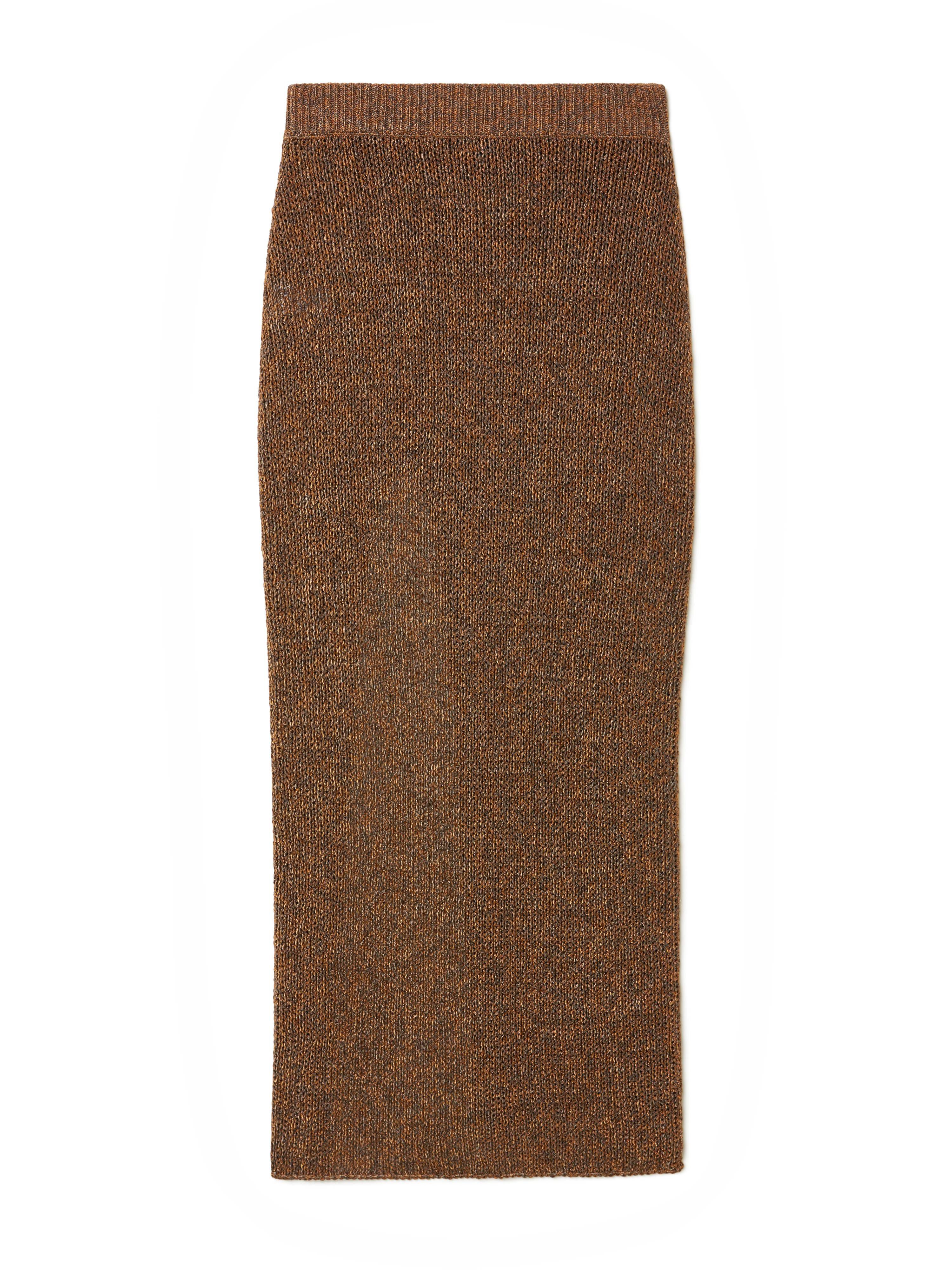 Alanui Shady Beach Skirt Pecan LWHL02CR25KNI001