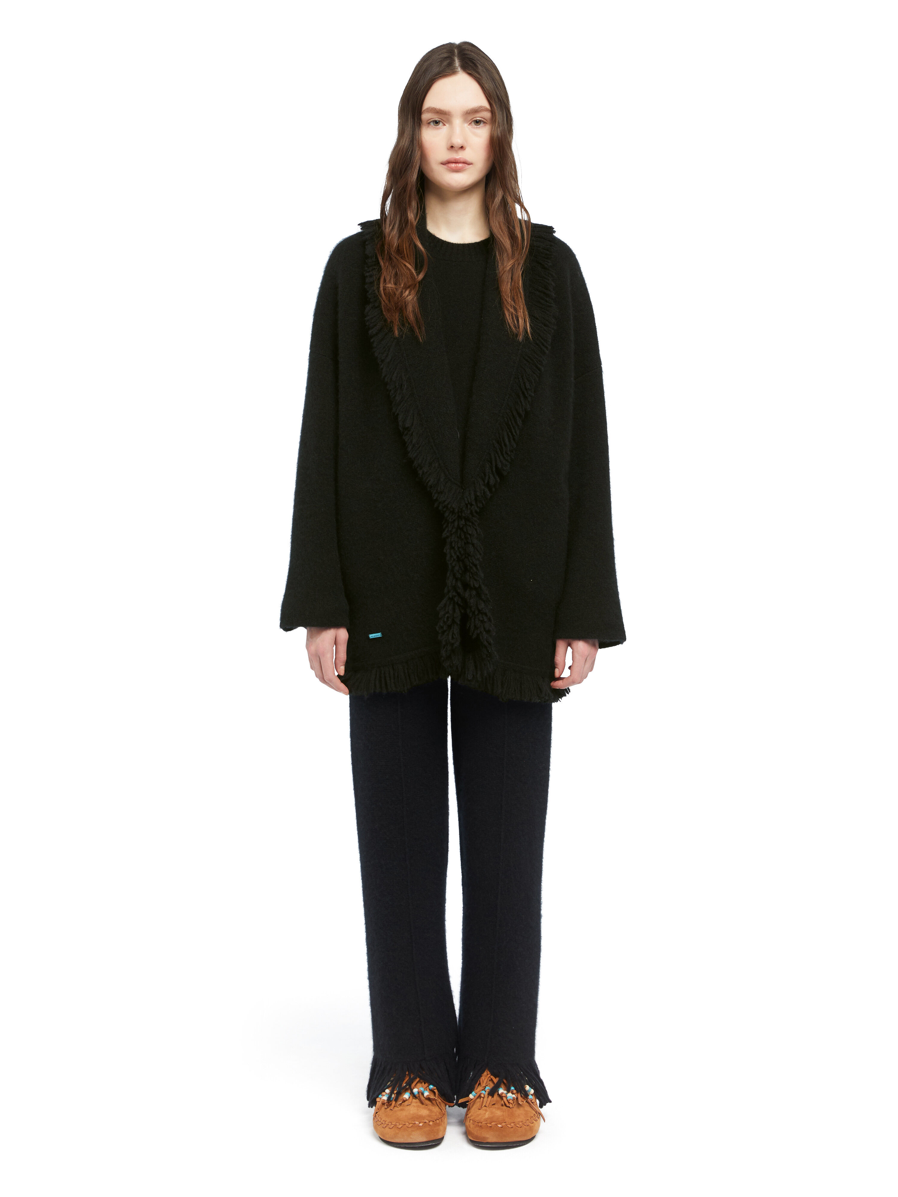 Alanui Alanui Finest Cardigan Black LWHB064E25KNI00E