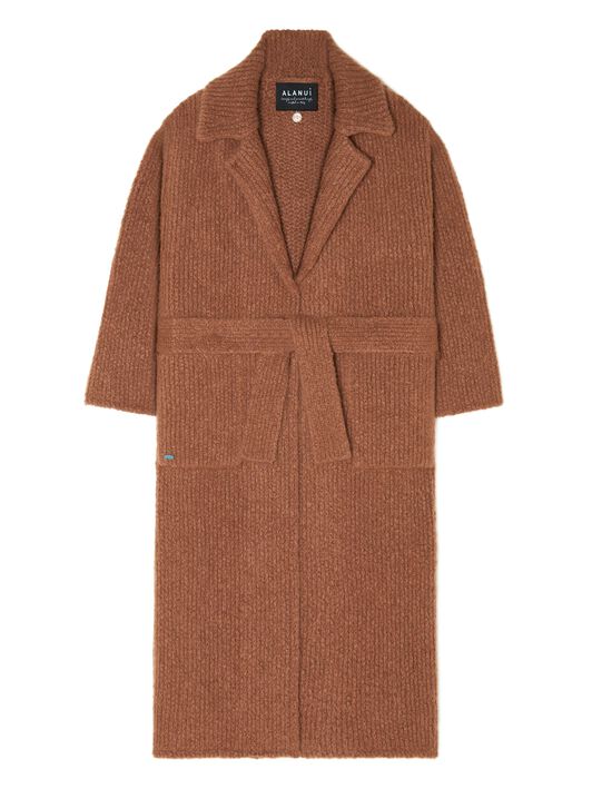 Alanui Alanui Finest Coat Luli Brown LWHQ013E24KNI001