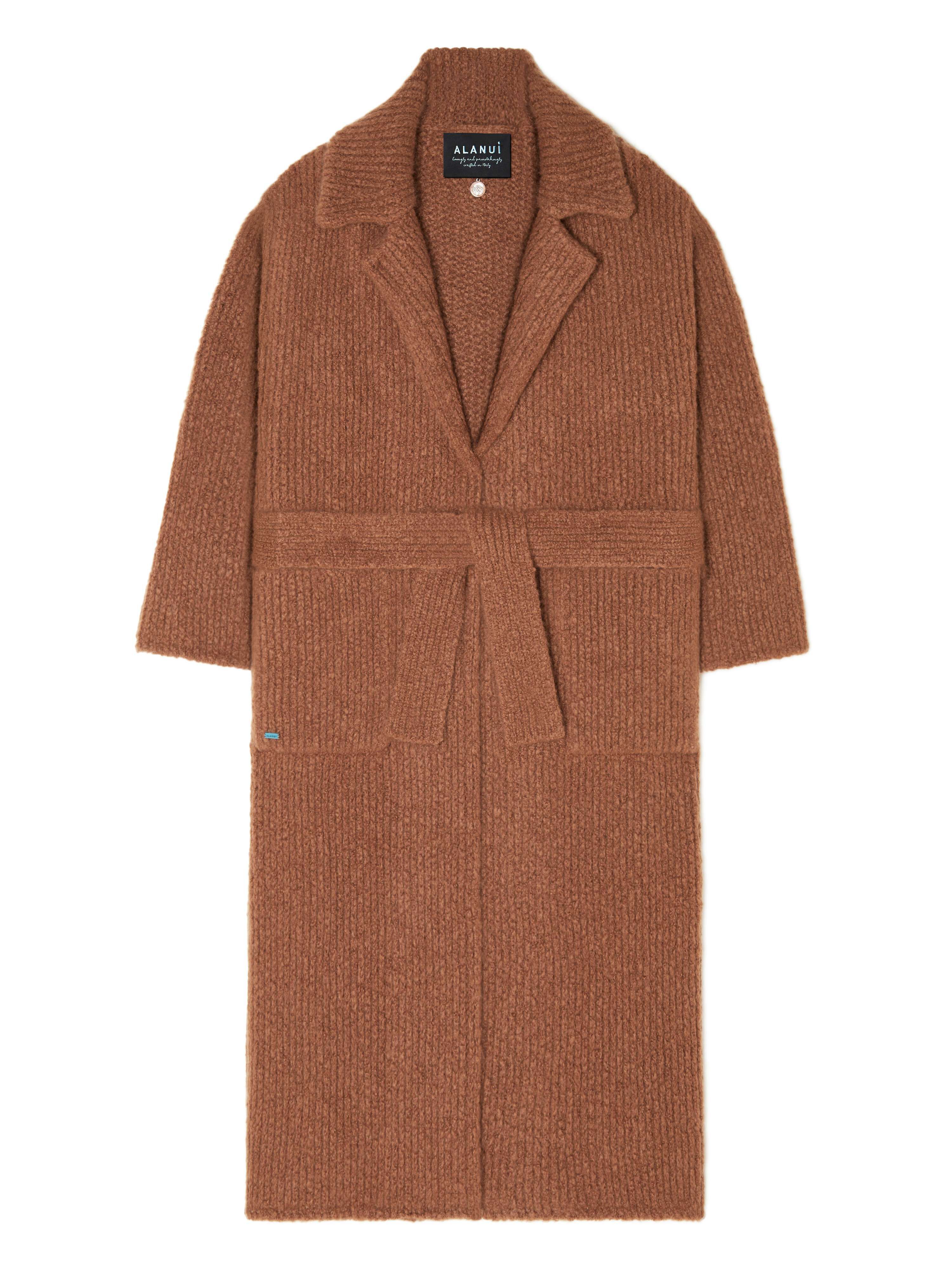 Alanui Alanui Finest Coat Luli Brown LWHQ013E24KNI001