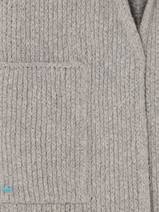 Alanui Alanui Finest Coat Coco Grey LWHQ013E25KNI001 Alanui Alanui Finest Coat Coco Grey LWHQ013E25KNI001