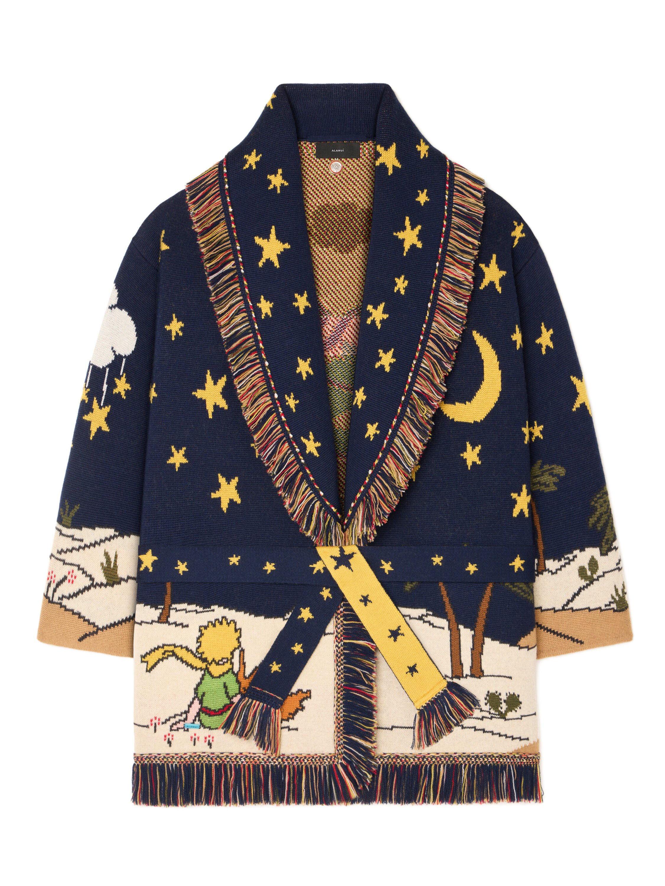 Alanui Collab The Little Prince Cardigan Midnight-Multicolor LWHB064E25KNI00J
