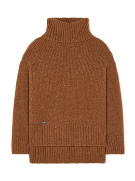Alanui Alanui Finest Turtleneck Luli Brown LWHF008E25KNI001