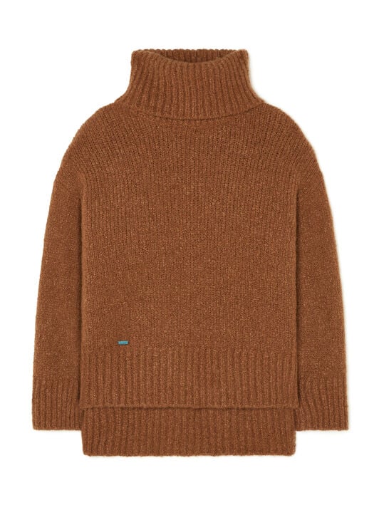 Alanui Alanui Finest Turtleneck Luli Brown LWHF008E25KNI001