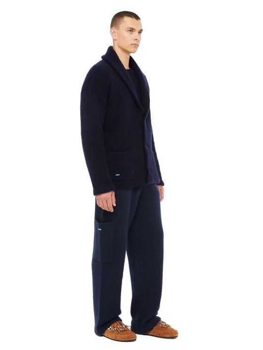 Alanui Alanui Finest Cardigan Midnight Blue LMHB037E24KNI001