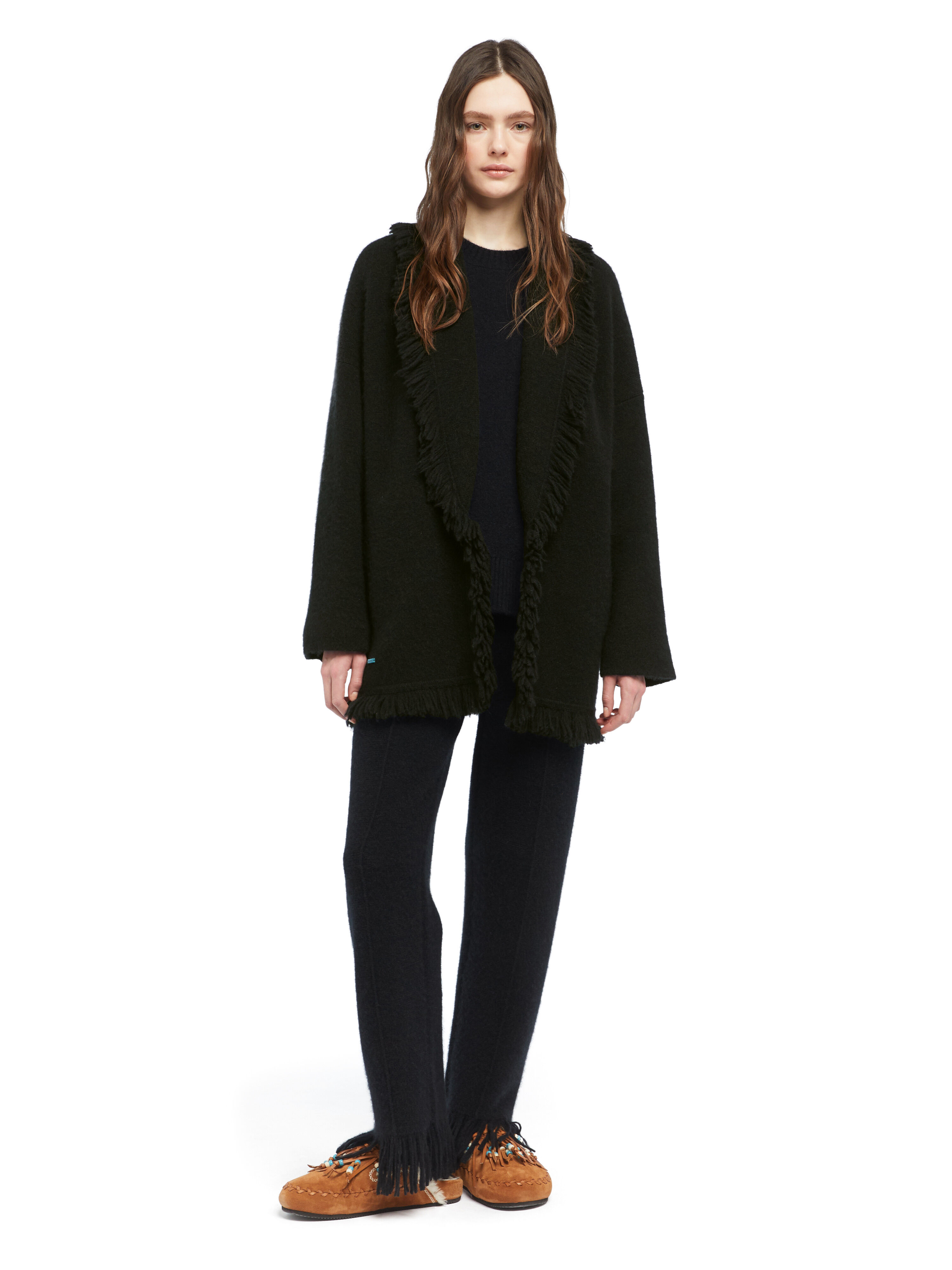 Alanui Alanui Finest Cardigan Black LWHB064E25KNI00E