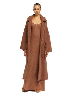Alanui Alanui Finest Coat Luli Brown LWHQ013E25KNI001