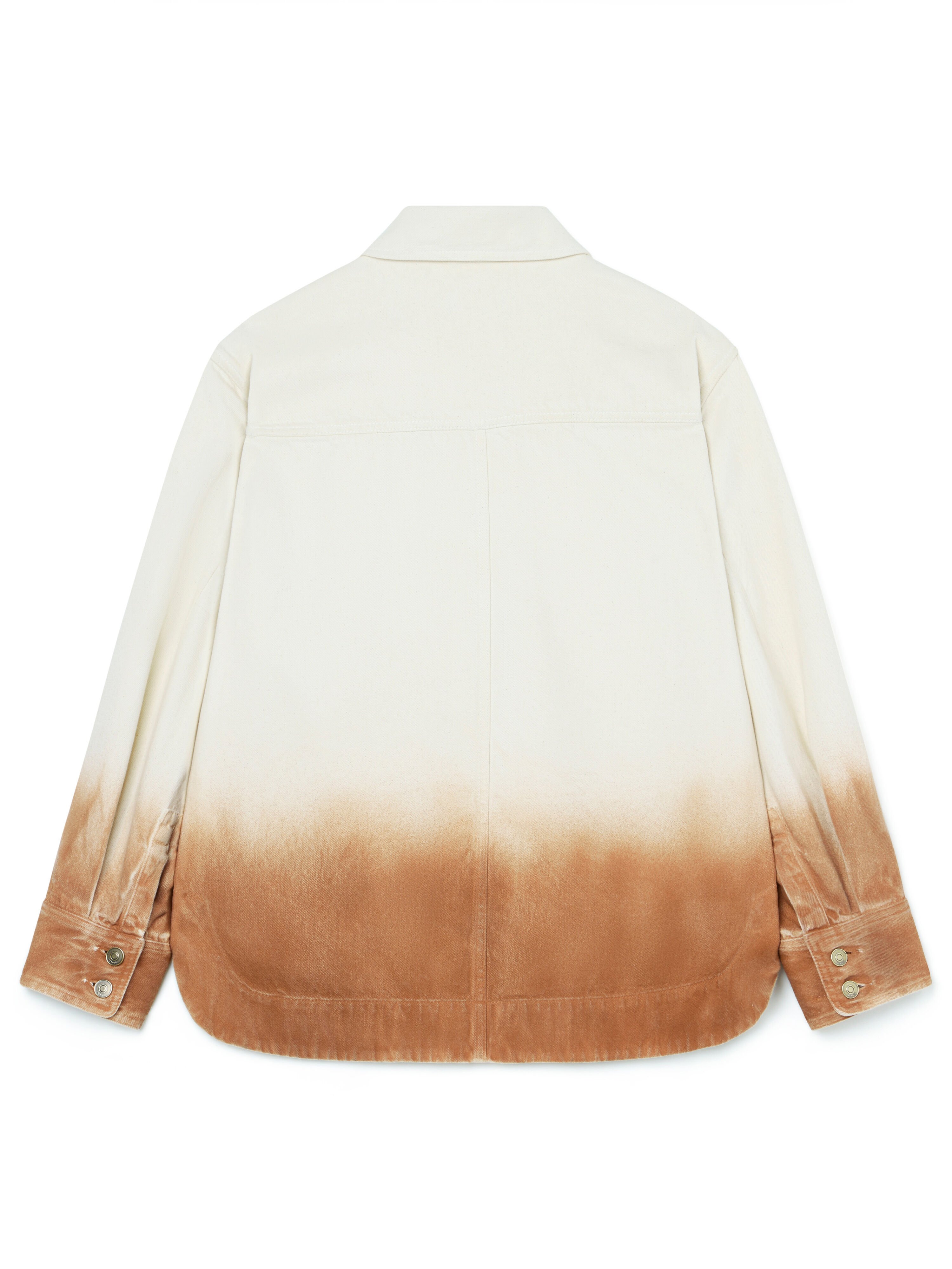 Alanui Shades Of Eden Denim Overshirt Raw Denim-Red Earth LWYD004R26DEN003