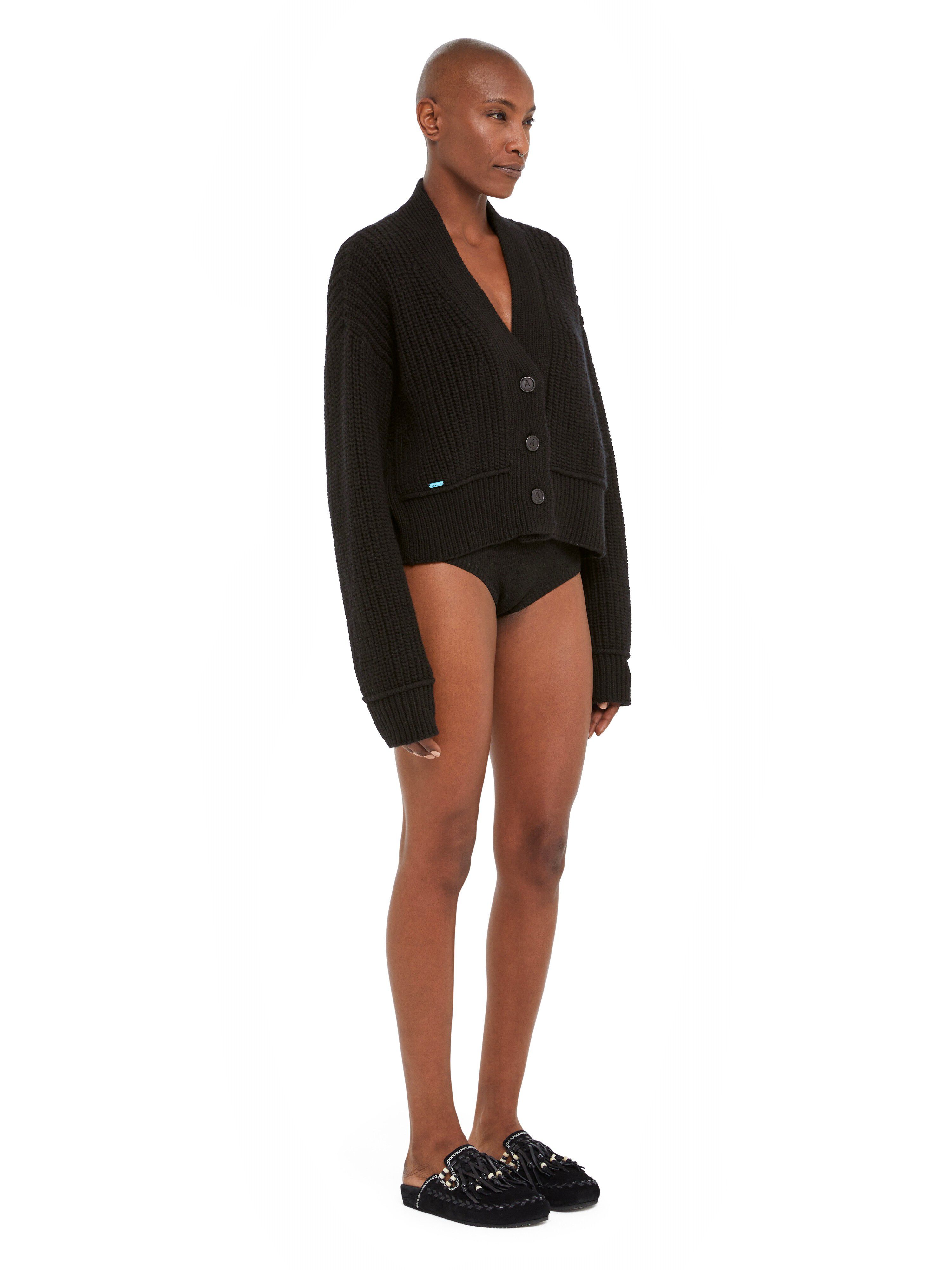 Alanui Alanui Finest Cardicrop Black LWHB055R25KNI002