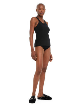 Alanui Alanui Finest Tank Top Black-Terracotta LWHY001R25KNI001