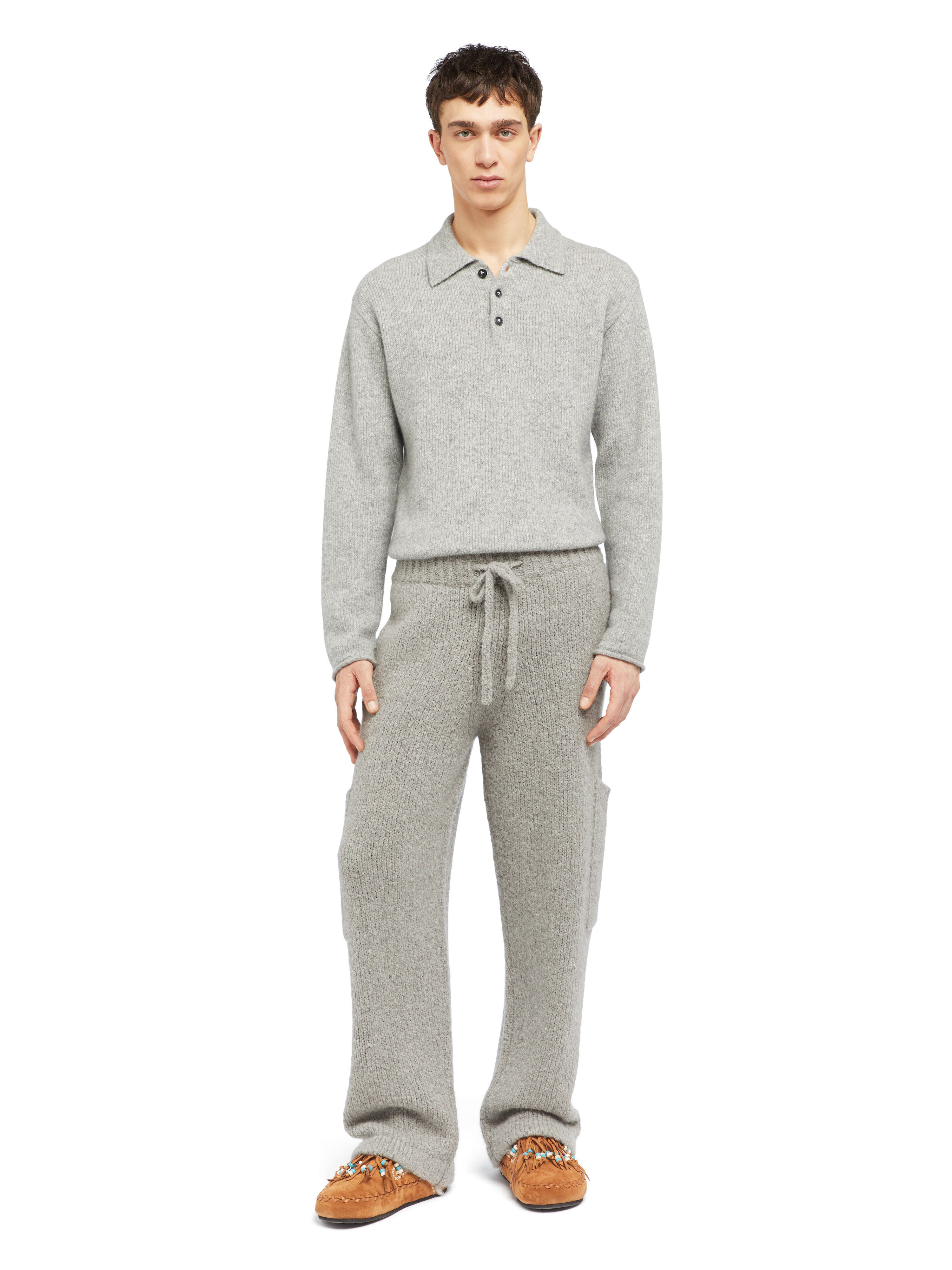 Alanui Alanui Finest Pants Coco Grey LMHG015E25KNI001