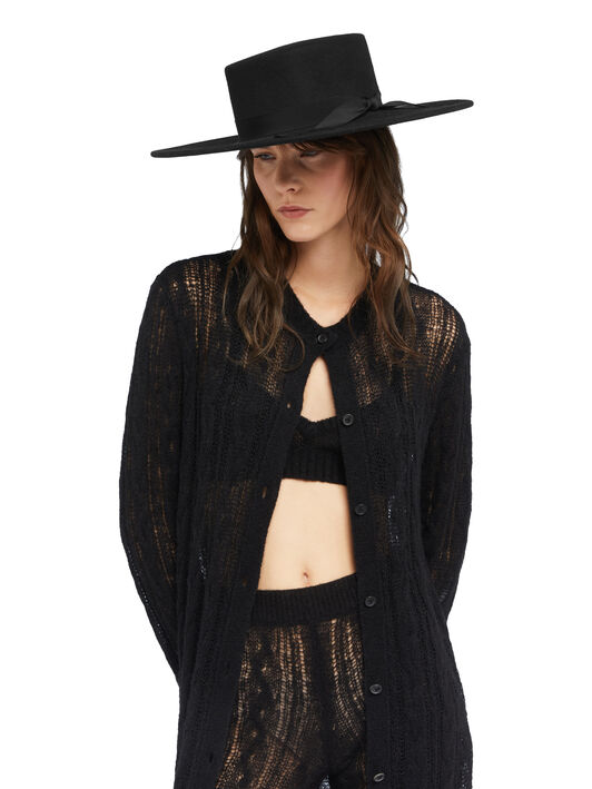 Alanui Gaucho Hat Black LWLA034E25FAB001