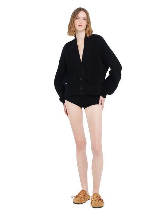 Alanui Alanui Finest Cardicrop Black LWHB055R26KNI001