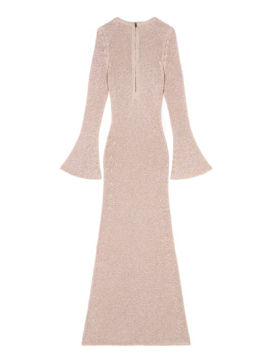 Alanui Shady Beach Dress Almond LWHI05FR25KNI001
