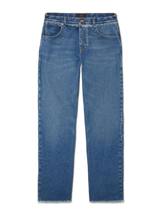 Alanui Pacific Roads Regular Denim Pants Medium Wash Denim