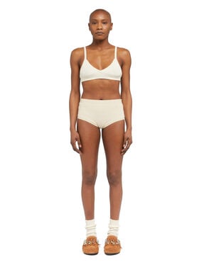 Alanui Cashmere Culotte White