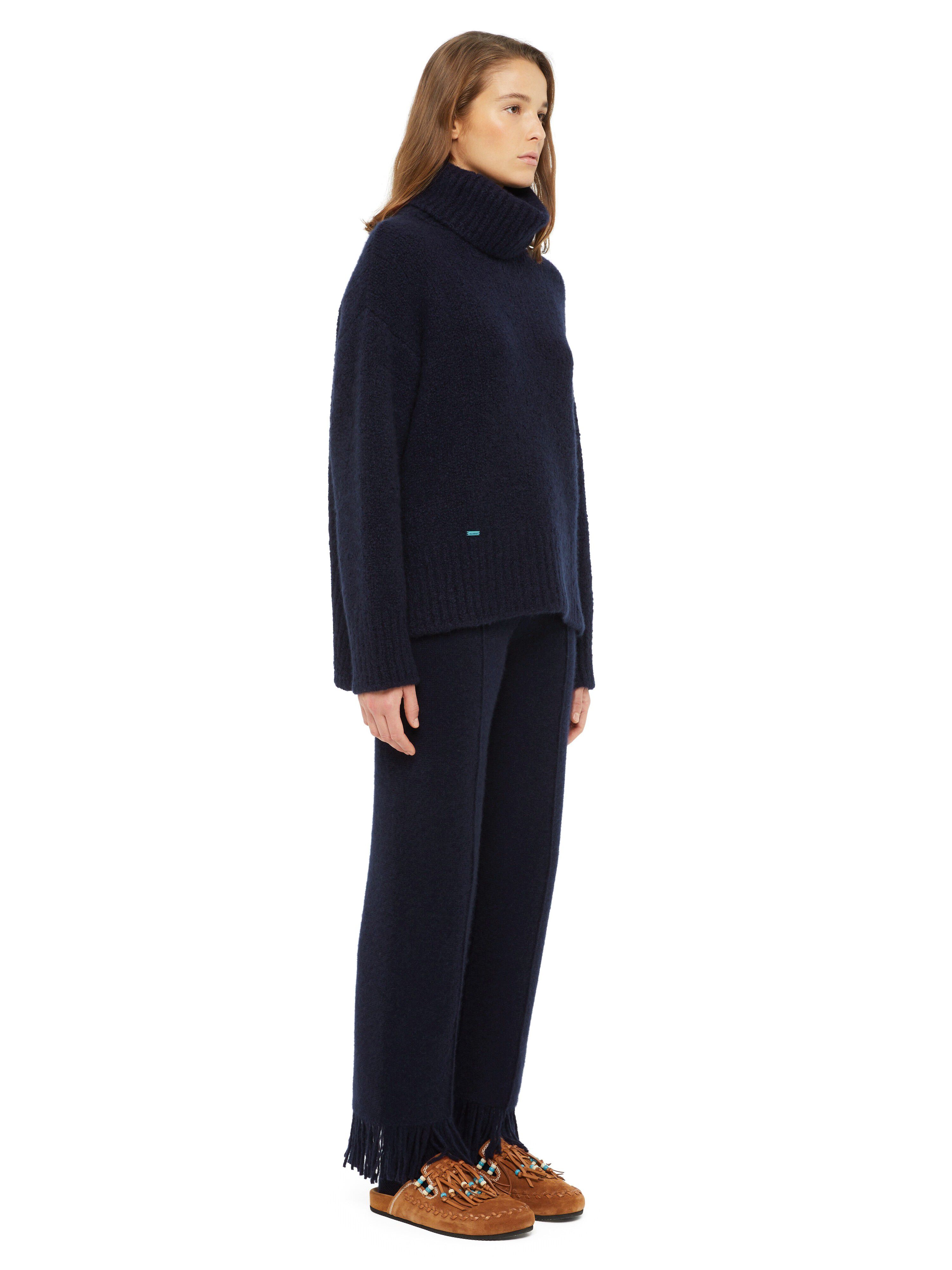 Alanui Alanui Finest Turtleneck Midnight Blue LWHF008E24KNI001