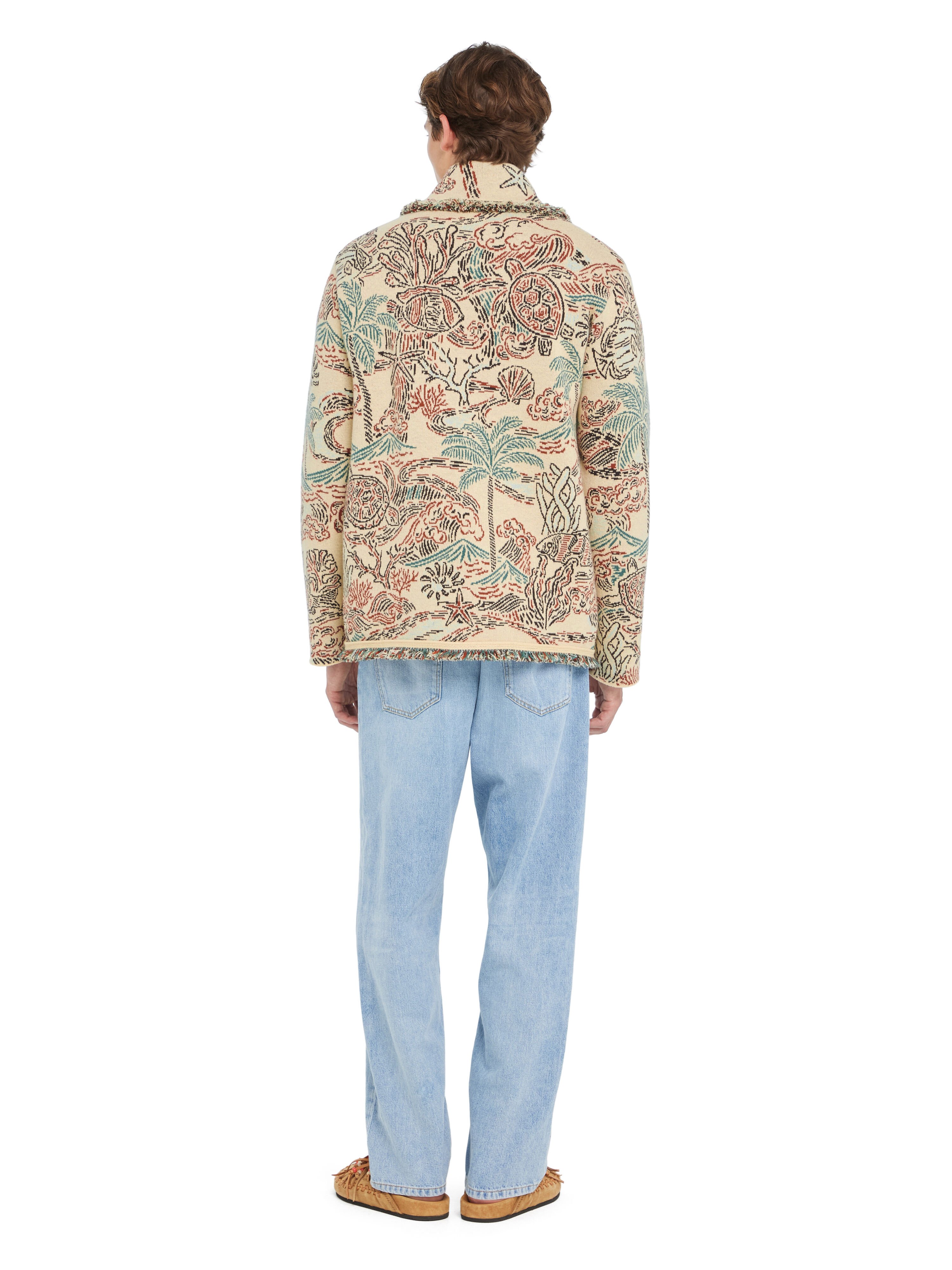 Alanui Sketched By The Sea Cardigan Sunlight-Multicolor LMHB039R26KNI006 Alanui Sketched By The Sea Cardigan Sunlight-Multicolor LMHB039R26KNI006