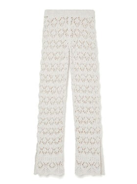 Alanui Lagoon Romance Pants White Pearl