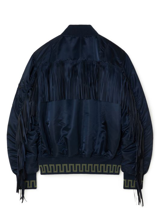 Alanui Alanui X Alpha Industries Bomber Replica Blue LWEH001R25FAB001