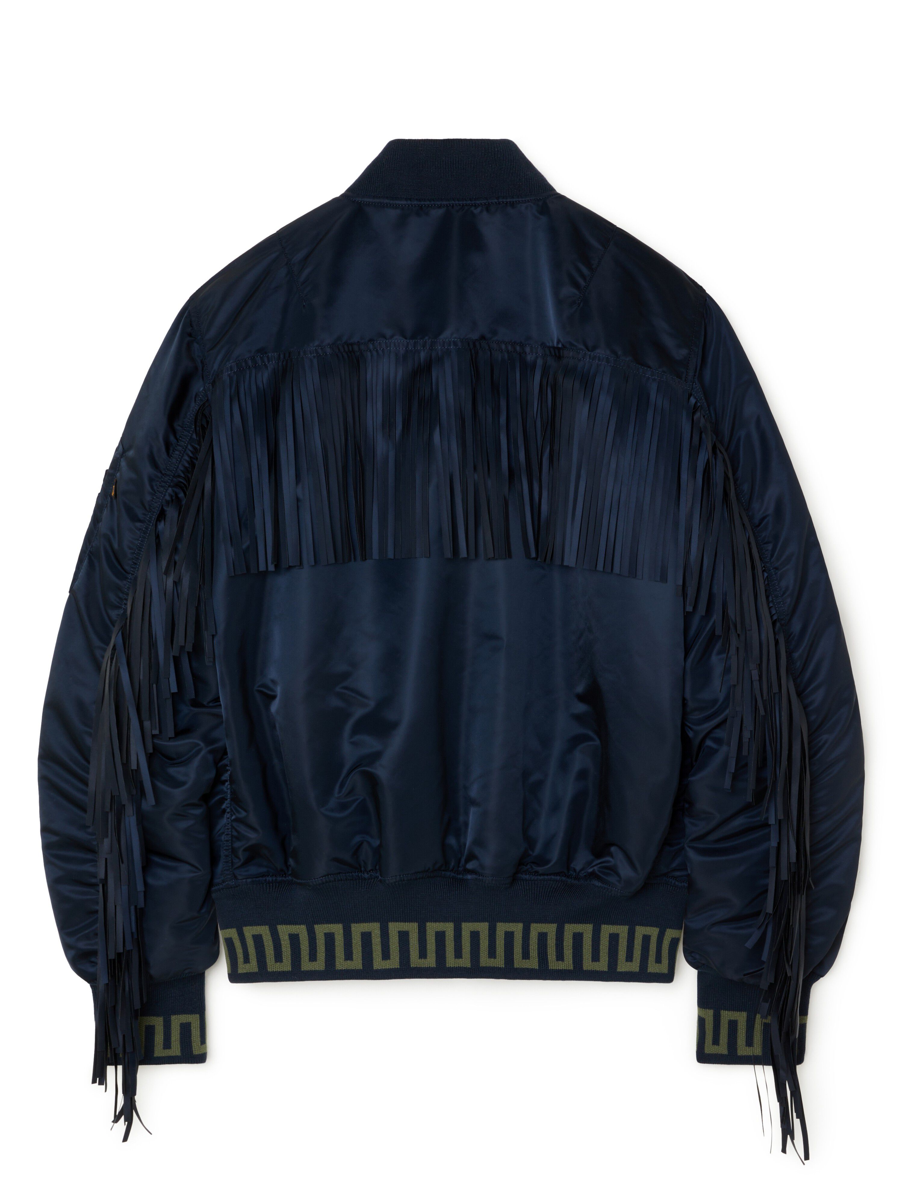Alanui Alanui X Alpha Industries Bomber Replica Blue LWEH001R25FAB001