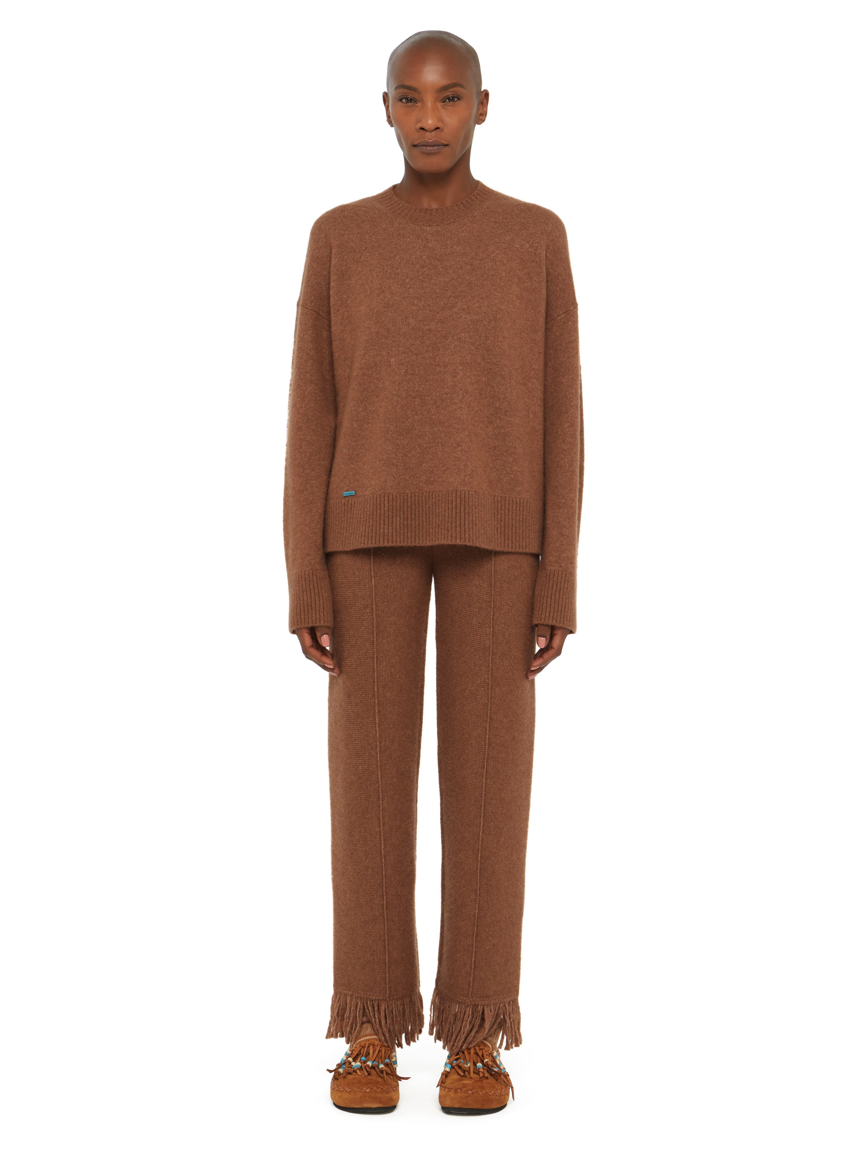 Alanui Alanui Finest Sweater Luli Brown LWHE067E24KNI001