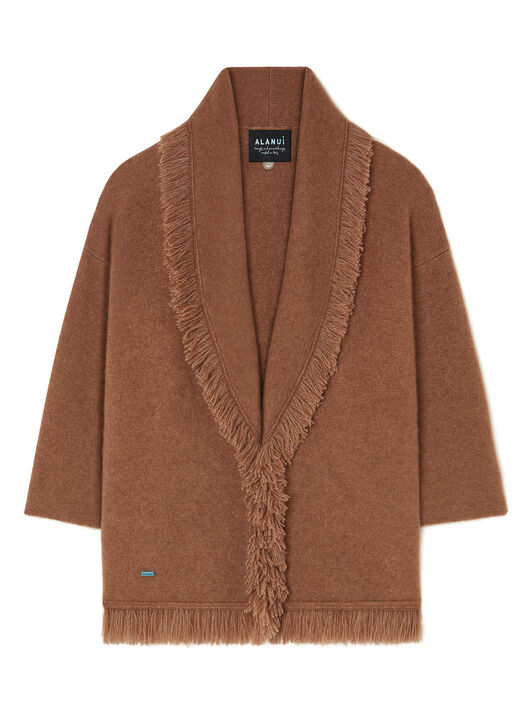 Alanui Alanui Finest Cardigan Luli Brown LWHB064E25KNI00E