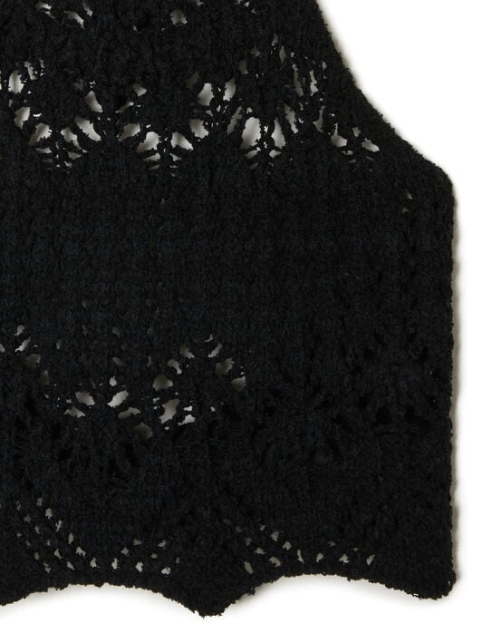 Alanui Lagoon Romance Top Black LWHT010R26KNI001