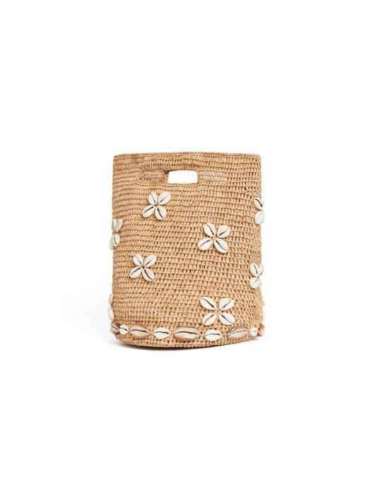 Alanui Ocean Dream Bucket Bag Natural LWMY003R25MAT001 Alanui Ocean Dream Bucket Bag Natural LWMY003R25MAT001