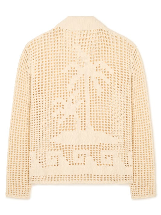 Alanui Where The Wave Begins Shirt Sand LMHY002R26KNI002