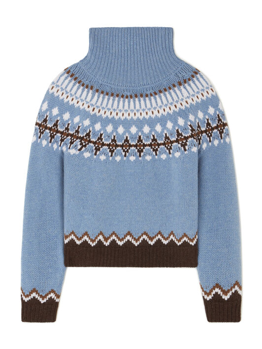 Alanui Sweet Winter Turtleneck Celestial-Multicolor LWHF001E25KNI001